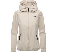 Ragwear wasserdichte und atmungsaktive Damen Übergangsjacke leichte kurze Funktionsjacke mit Kapuze Dizzie Tech YOUMODO Bone025 Gr. XXL