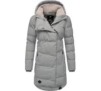 Wintermantel RAGWEAR "Pavla", Damen, Gr. 5XL (50), weiß (altweiß), Außenmaterial: 100% Polyester; Innenfutter: 100% Polyester; Wattierung: 100% Polyester, figurbetont ca. Mitte Oberschenkel, Ärmel ohn
