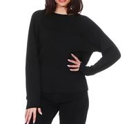 Ragwear Weicher Pullover Joann Crepe aus Kreppstoff, Black, XL
