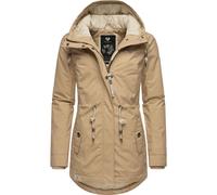 Winterjacke RAGWEAR "Monadis Black Label" Gr. S (36), grau (taupe) Damen Jacken (44512052-S) taupe