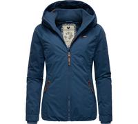 Ragwear Damen Winterjacke warmer Kurzmantel mit Kapuze Dizzie Winter Intl Navy23 Gr. XS
