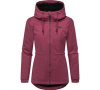 Wasserdichte Winterjacke mit Kapuze "Dankka Warm" Wine25 XXXL