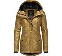 Winterjacke RAGWEAR "Monadde Bling" Gr. XXL (44), goldfarben Damen Jacken (43928346-XXL) goldfarben