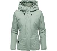 Winterjacke RAGWEAR "Sunniva Warm", Damen, Gr. M (38), graugrün, Obermaterial: 100% Polyester, Innenfutter: 100% Polyester, Wattierung: 100% Polyester, Basic, figurumspielend hüftbedeckend, hoch gesch