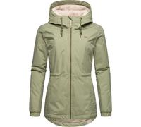 Wasserdichte Winterjacke mit Kapuze "Dankka Warm" Light Olive XXXL