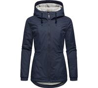 Ragwear Damen warme wasserdichte Winterjacke mit Kapuze Dankka Warm YOUMODO Navy Gr. 5XL