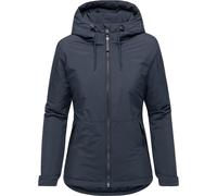 Winterjacke RAGWEAR "Bevin Warm YOUMODO", Damen, Gr. 6XL (52), navy, Obermaterial: 100% Polyester, Innenfutter: 100% Polyester, Wattierung: 100% Polyester, tailliert hüftbedeckend, hoch geschlossener 