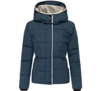 Winterjacke RAGWEAR "Gleama Melange YOUMODO", Damen, Gr. XL (42), navy, Obermaterial: 100% Polyester, Innenfutter: 100% Polyester, Wattierung: 100% Polyester, tailliert hüftlang, hoch geschlossener Au