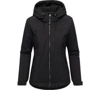 Winterjacke RAGWEAR "Bevin Warm YOUMODO", Damen, Gr. 6XL (52), schwarz, Obermaterial: 100% Polyester, Innenfutter: 100% Polyester, Wattierung: 100% Polyester, tailliert hüftbedeckend, hoch geschlossen