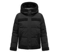 Winterjacke RAGWEAR "Editah YOUMODO", Damen, Gr. XS (34), schwarz, Obermaterial: 100% Polyester; Innenfutter: 100% Polyester; Wattierung: 100% Polyester, oversize hüftlang, hoch geschlossener Ausschni
