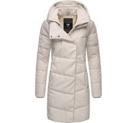 Wintermantel RAGWEAR "Pavla Coat" Gr. 5XL (50), beige (ecru) Damen Mäntel (57228012-5XL) ecru
