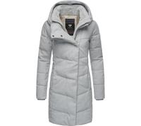 Wintermantel RAGWEAR "Pavla Coat" Gr. XXXL (46), grau (ash) Damen Mäntel (83997668-XXXL) ash