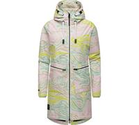 Wintermantel RAGWEAR "Holstic Print" Gr. M (38), grün (hellmint) Damen Mäntel (29785429-M) hellmint