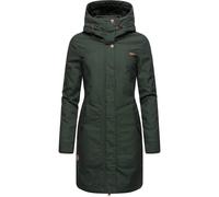 Ragwear Damen warmer Winter Parka Jannisa Intl Dark Olive Gr. XXL