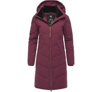 Wintermantel RAGWEAR "Rebelka", Damen, Gr. XS (34), bordeaux, Außenmaterial: 100% Polyester, Innenfutter: 100% Polyester, Wattierung: 100% Polyester, oversize knieumspielend, Ärmel ohne Ärmelschlitz R