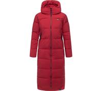 Wintermantel RAGWEAR "Patrise", Damen, Gr. XXL (44), dunkelrot, Obermaterial: 100% Polyester, Innenfutter: 100% Polyester, Wattierung: 100% Polyester, bequem wadenlang, hoch geschlossener Ausschnitt,