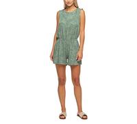 Ragwear ZELLA PRINT Damen Frauen Jumpsuit kurz,Overall,kurz,kurzarm,lässig,Rückenausschnitt,Regular Fit,Green (5023),XL