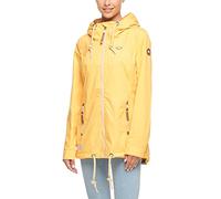 Ragwear ZUZKA Damen Frauen Übergangsjacke,Jacke,Übergangsjacke mit Kapuze,vegan,wasserdicht,Regular Fit,Yellow (6028),XS