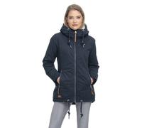 Ragwear ZUZKA Damen Jacke Parka warme Übergangsjacke Mantel (DE/NL/SE/PL, Alphanumerisch, M, Regular, Regular, Navy)