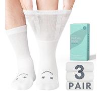 Rahhint Merino Wolle Diabetikersocken 3 Paar，Dicke Winter ohne Gummi & ohne Naht Bambus Socken für Damen Herren Thermo