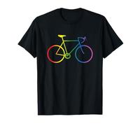 Rainbow Bicycle LGBTQ Pride Fahrradfahrer Geschenk für Gay Biker T-Shirt