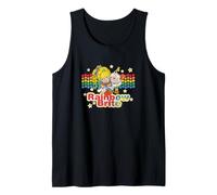 Rainbow Brite & Sprite Vintage Star Stripes Distressed Logo Tank Top