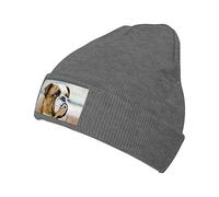 Rainbow Butterfly Damen Herren Winter Strickmütze Beanie Mütze, dicke, weiche und warme dicke Beanie-Mütze, für kaltes Wetter, Lustige englische Bulldogge, EinheitsgröÃŸe