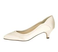 Rainbow Club Brautschuhe Hollie - Ivory Satin - Pumps Größe 36.5 EU 3.5 UK Damen
