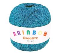 Rainbow Creative auf 25 Gramm Knäuel - Farbe Türkis