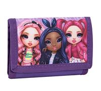 Rainbow High - Geldbörse und Geldbörse 3 Türen, Unisex-Geldbörse für Kinder und Jugendliche, Münzhalter mit Reißverschluss, 13,5 x 9,5 cm