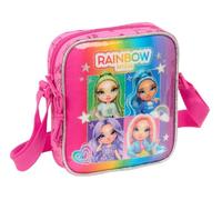 safta RAINBOW HIGH SHINE Kleine Umhängetasche für Kinder, ideal für Kinder von 5 bis 14 Jahren, bequem und vielseitig, Qualität und Widerstandsfähigkeit, 16 x 4 x 18 cm, bunt, M, Casual