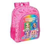 Schulrucksack Rainbow High Shine Bunt 32 x 38 x 12 cm