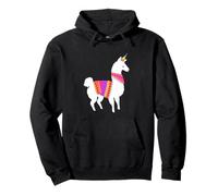 Rainbow Llamacorn Magical Lama Pullover Hoodie
