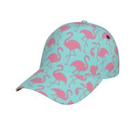 Rainbow Ocean Fashion Casual Sonnenhut Damen Baseball Cap Herren Verstellbar Sonnenhut Unisex Baseball Cap, Rosa Flamingo, One size