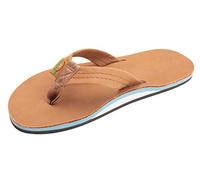 Rainbow Sandals Einlagiges Premium-Leder für Herren, Hellblau, 8.5-9.5