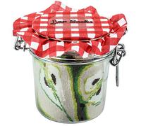 Rainbow Socks - Damen Herren - Erdbeer und Birne Socken im Glas - Geschenk Idee - 2 Paar - Größen 41-46