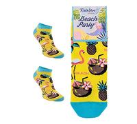 Rainbow Socks - Damen Herren Lustige Party Sneaker Socken- 1 Paar - Flamingo - Größen 41-46