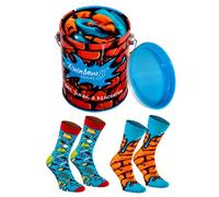 Rainbow Socks - Damen Herren Lustige Sockendose Farbe Geschenk 2 Paare - Größen 36-40