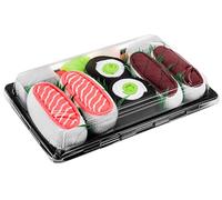 Rainbow Socks - Damen Herren - Sushi Socken Thunfisch Gurken Maki Lachs - Lustige Geschenk - 3 Paar - Größen 41-46