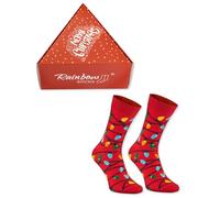 Rainbow Socks - Damen Herren Weihnachtssocken in einer Geschenkbox - Christmas Socks In Box - 1 Paar