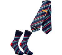 Rainbow Socks - Necktie Gentleman Box Socks - Herren Novelty Krawatte Socken - Das perfekte Geschenk für einen Mann Gentleman - 1 Paar - Größen 47-50