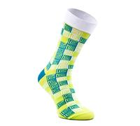 Rainbow Socks - Unisex Damen Herren - Ein Paar Socken mit Geometrischen Mustern - Socken mit Geometrischen Mustern - 1 Paar - GEOMETRIC5-36-40