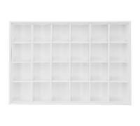 Raindrops 4er Pack Stapelbares Weißes Schmuckfach Mit Gitter