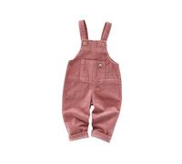 Rainjia Baby Kleinkind Cord Latzhose mit Tasche Gr. 74/80/86/92/98, Mädchen Ärmellose Strampler Jungen Kordsamt Overall Jumpsuit Kordhose mit Hosenträger Latzhose für Frühling Herbst