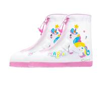 Rainjia Regenüberschuhe Wasserdichte Einhorn 26-37, Schuhüberzieher Dinosaurier Faltbare Wasserdicht Überschuhe Kinder Rutschfest Regenüberzieher Schuhe Enten Wiederverwendbare