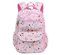 Rainjia Schultasche Mädchen Schulrucksack schulranzen mädchen1.-5. klasse | Leichter Rucksack Mädchen Schule mit Vielen Fächern Kinderrucksack Einhörner schul ranzen mädchen 6-10 Jahre