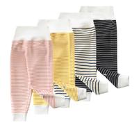 Rainjia Thermo Leggings Baby Mädchen Gr. 62/68/74/80 Jungen Gestreifte Fleecehose Plüschleggins Gr. 86/92/98 Baby Mädchen Thermo Hosen mit Fleecefutter Winterhose Kleinkind 0 Monate - 3 Jahre