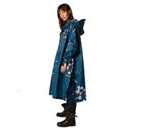 Rainkiss Regenponcho Erwachsene - Wasserdicht & Atmungsaktiv - Einheitsgröße - 100% recyceltes Polyester - PFAS-frei - Japanese Design - Blau