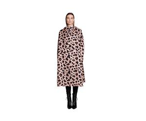 Rainkiss Regenponcho Erwachsene - Wasserdicht & Atmungsaktiv - Einheitsgröße - 100% recyceltes Polyester - PFAS-frei - Rose Panther Design - Rosa