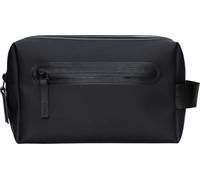 Rains 2 Zip Wash Bag W3 Black OneSize